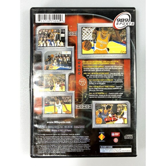 NCAA Final Four 2001 Sony PlayStation 2 Vintage 989 Sports Complete with Manual - Picture 2 of 9